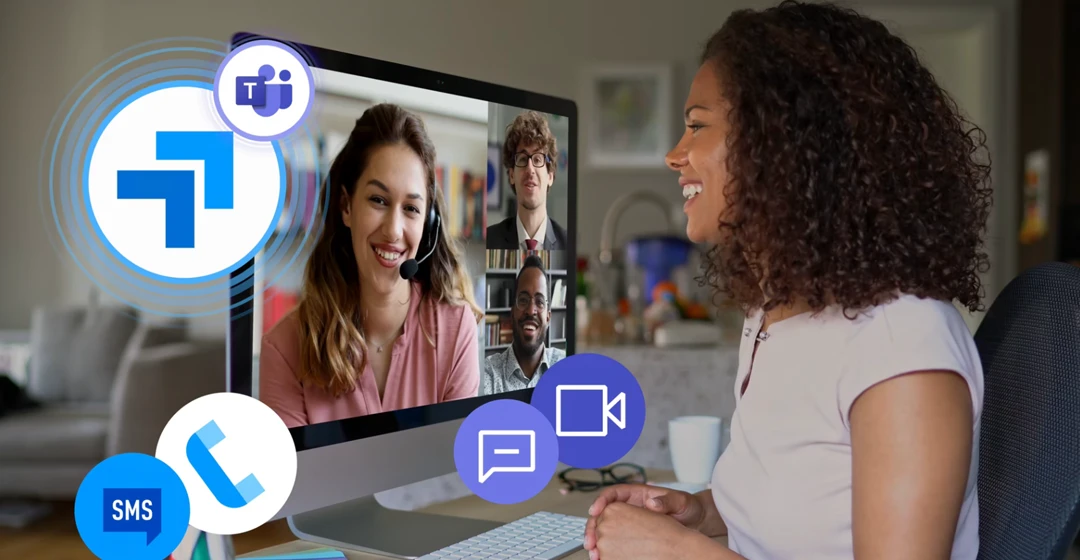 two-woman-working-remotely-and-connecting-over-Teams