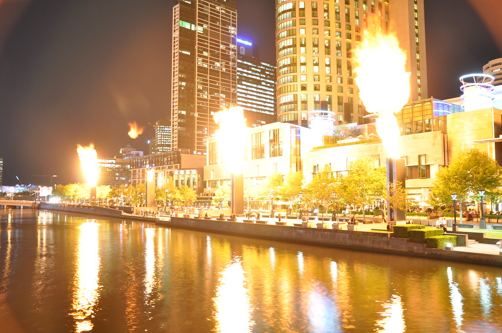 Crown-Casino-with-fireballs-outside